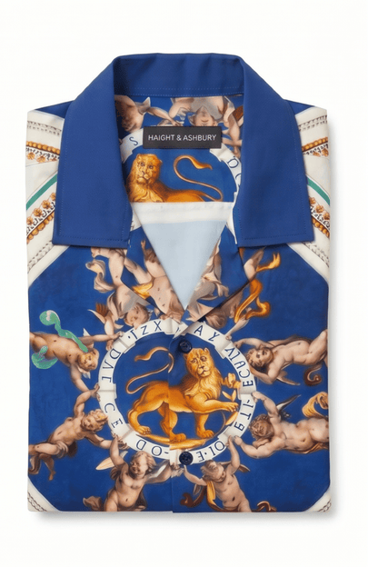 [48021-38]  Resort Collar Short Sleeve Shirt