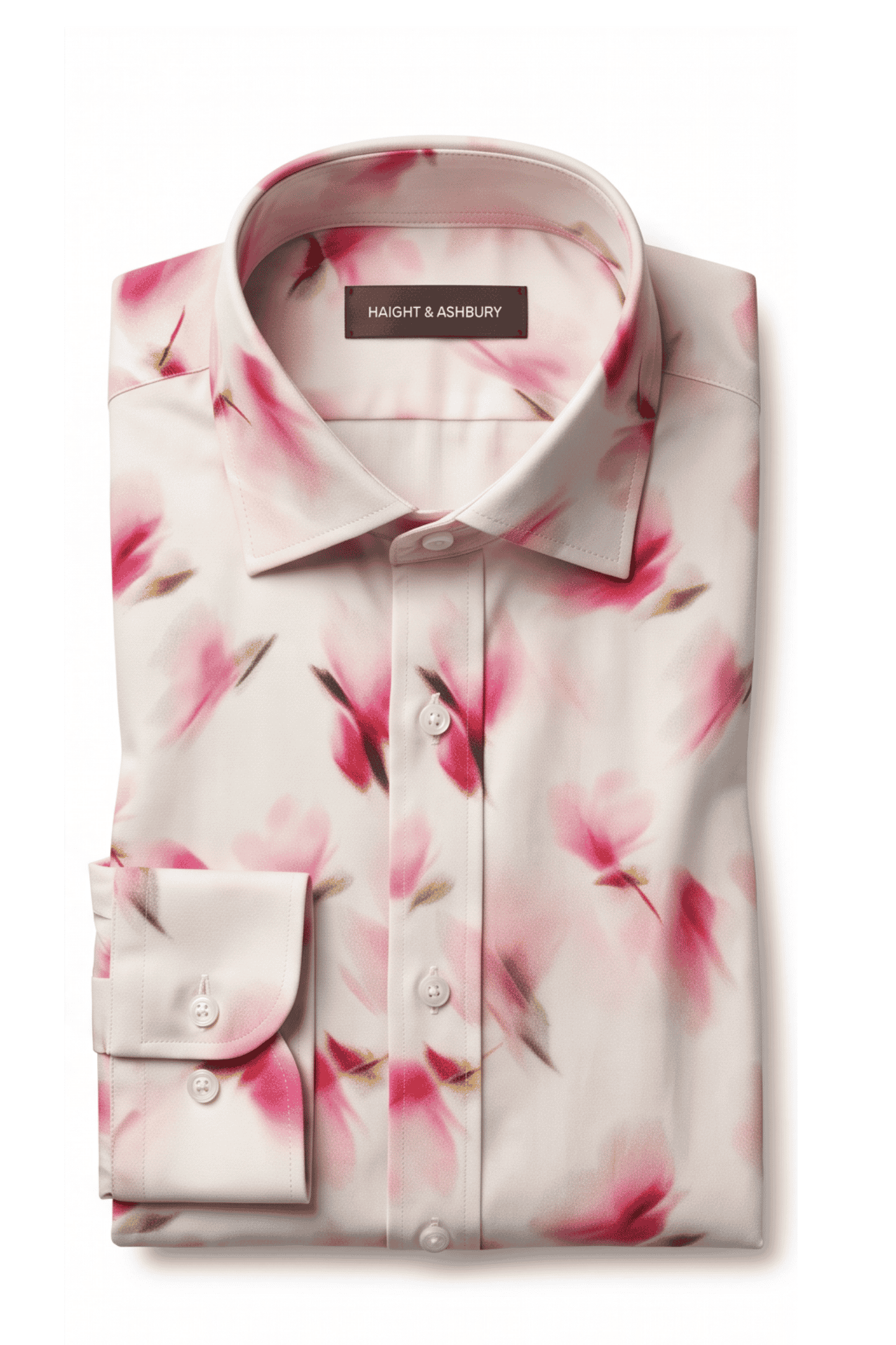 [48022-38] DT PRINTED DRESS SHIRT