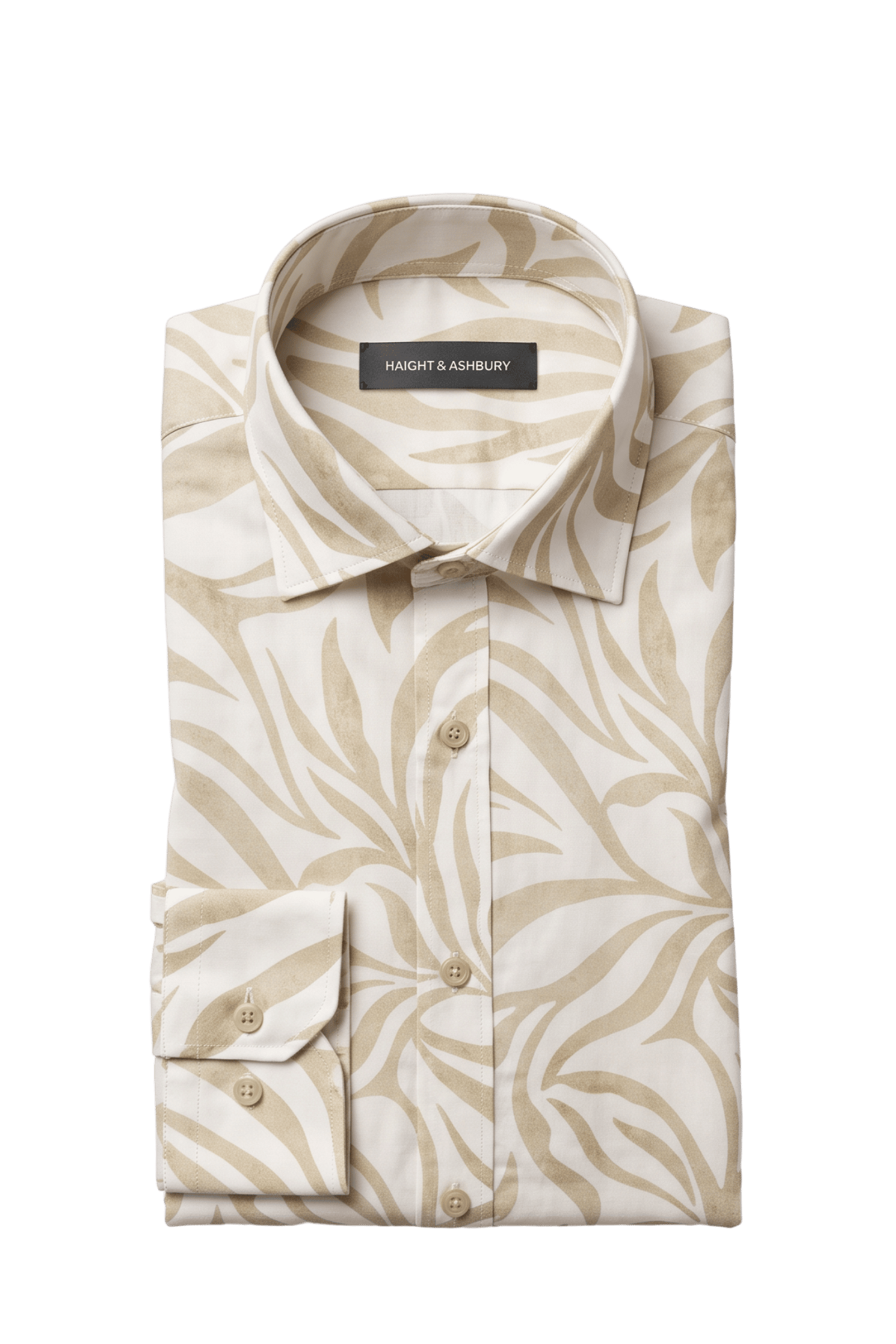 [48022-39] DT PRINTED DRESS SHIRT