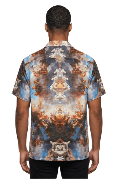 [48021-39] Resort Collar Short Sleeve Shirt