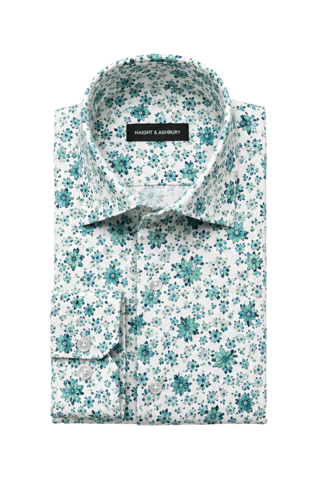 [48022-40] DT PRINTED DRESS SHIRT