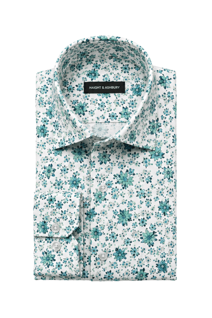 [48022-40] DT PRINTED DRESS SHIRT