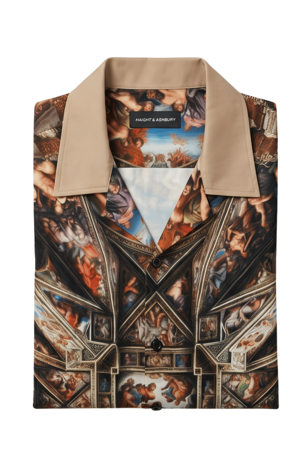 [48021-40] Resort Collar Short Sleeve Shirt