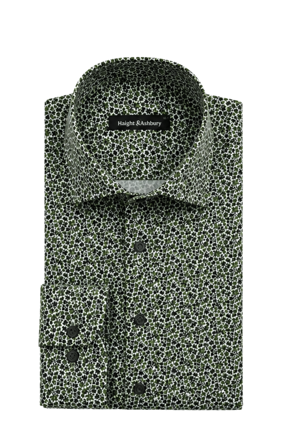 [48022-41] DT PRINTED DRESS SHIRT