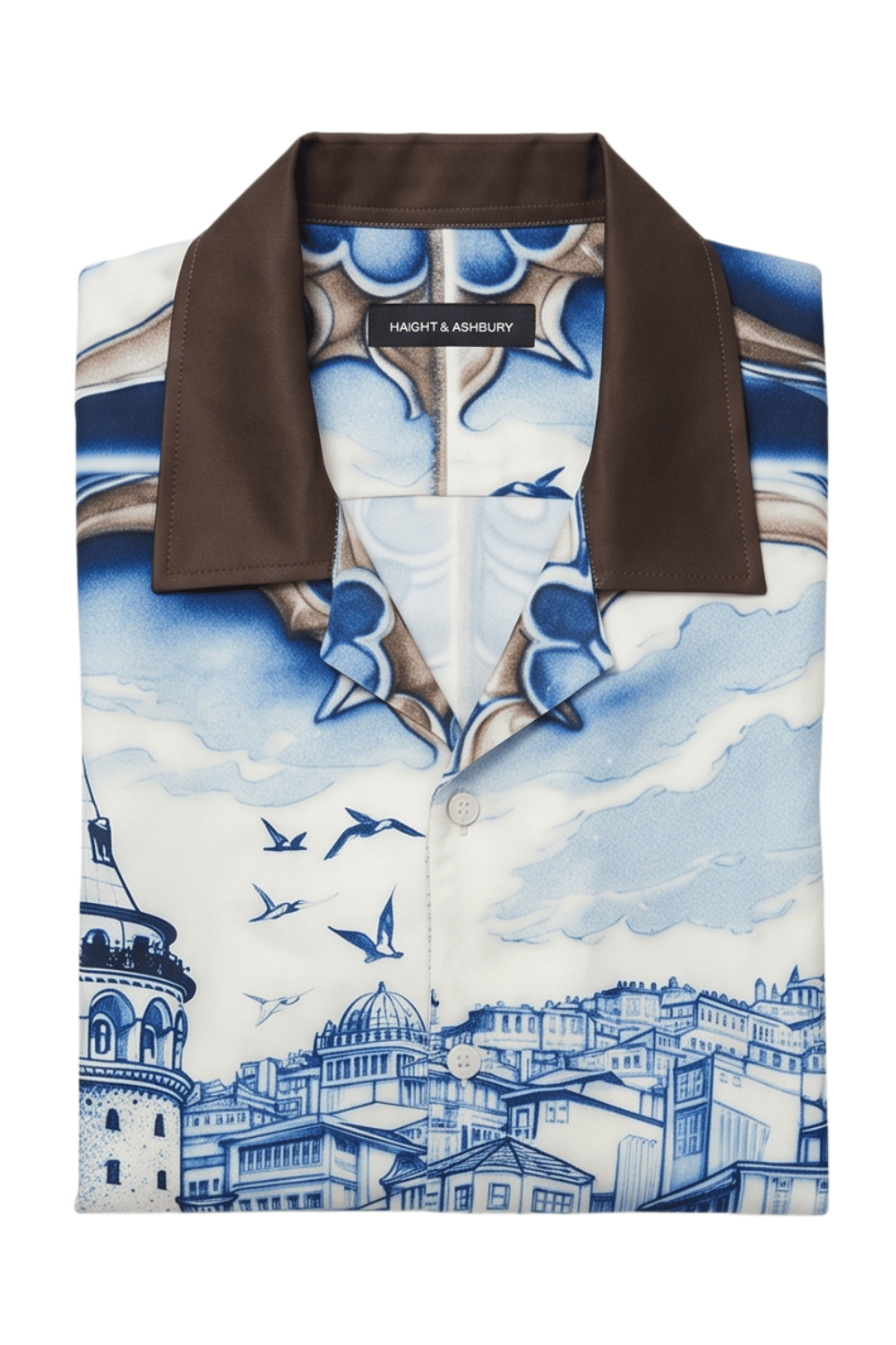 [48021-42] Resort Collar Short Sleeve Shirt