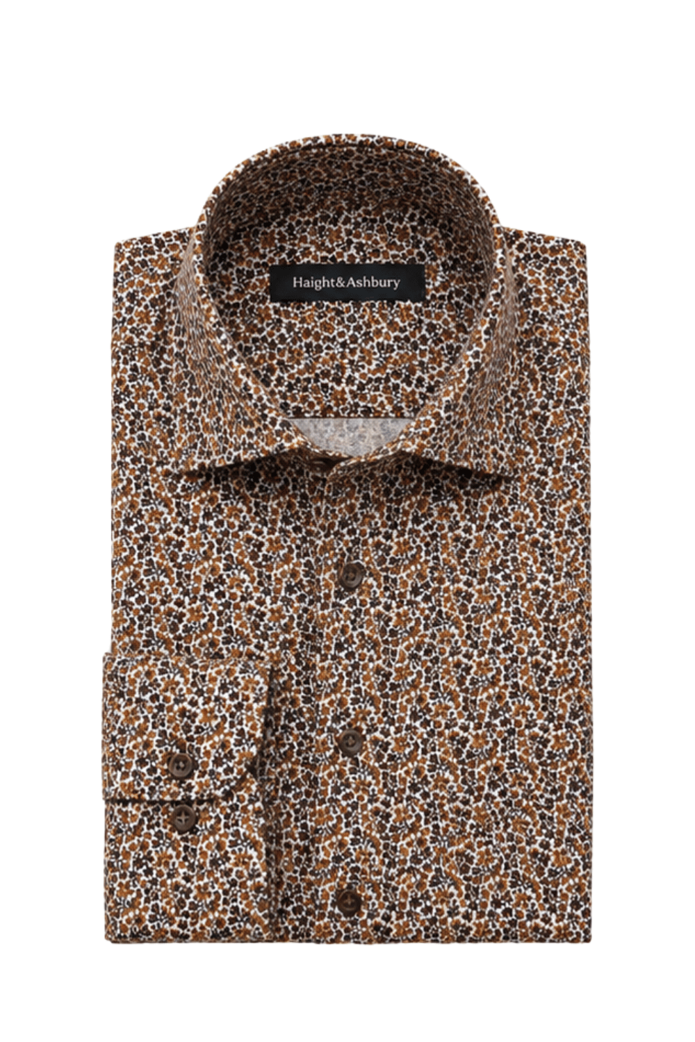 [48022-42] DT PRINTED DRESS SHIRT