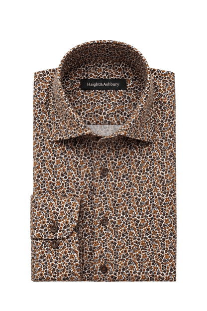 [48022-42] DT PRINTED DRESS SHIRT
