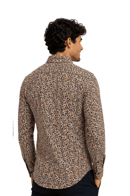 [48022-42] DT PRINTED DRESS SHIRT