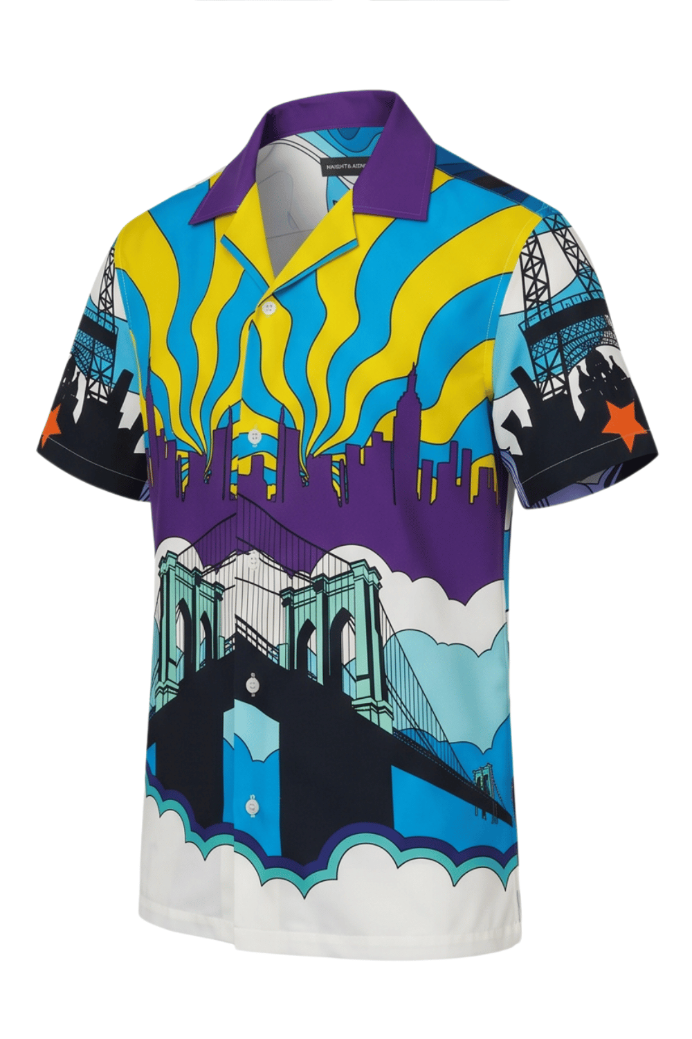 [48021-45] Resort Collar Short Sleeve Shirt