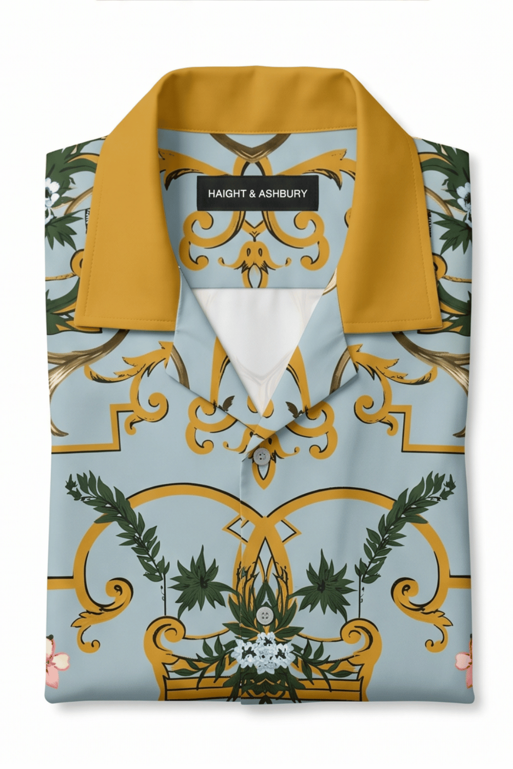 [48021-46] Resort Collar Short Sleeve Shirt