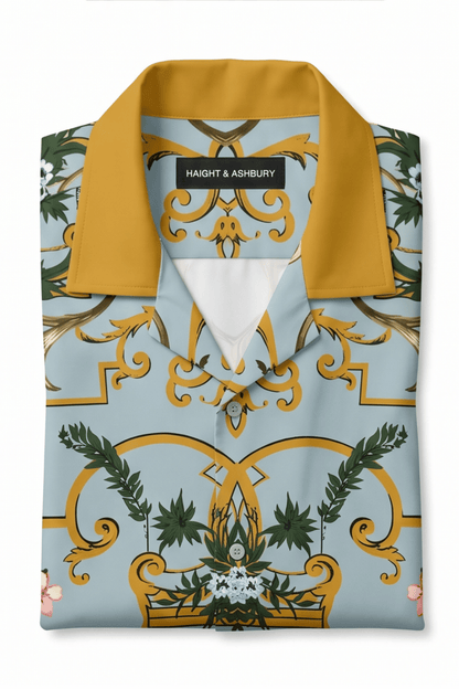 [48021-46] Resort Collar Short Sleeve Shirt
