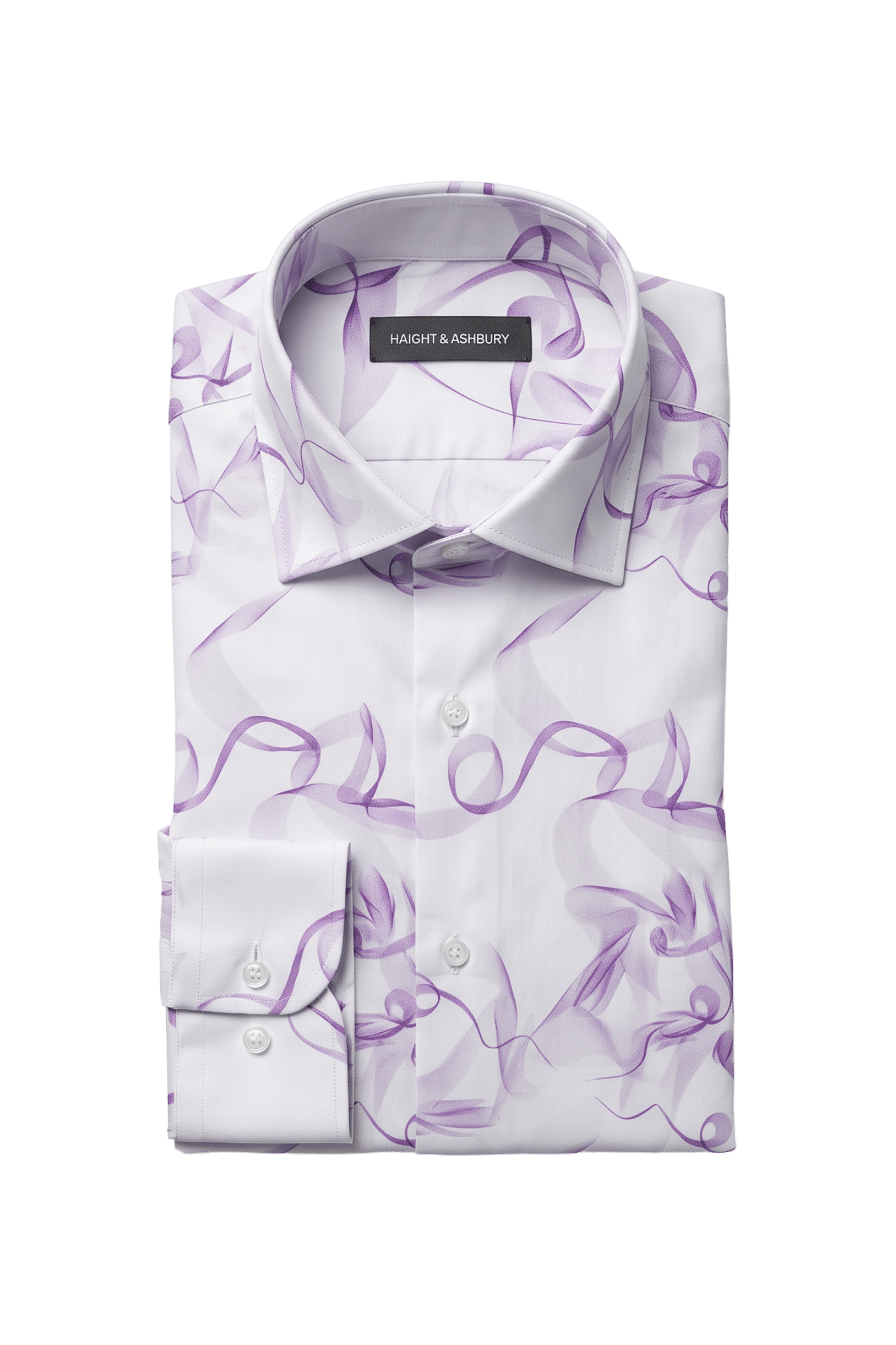 [48022-46] DT PRINTED DRESS SHIRT