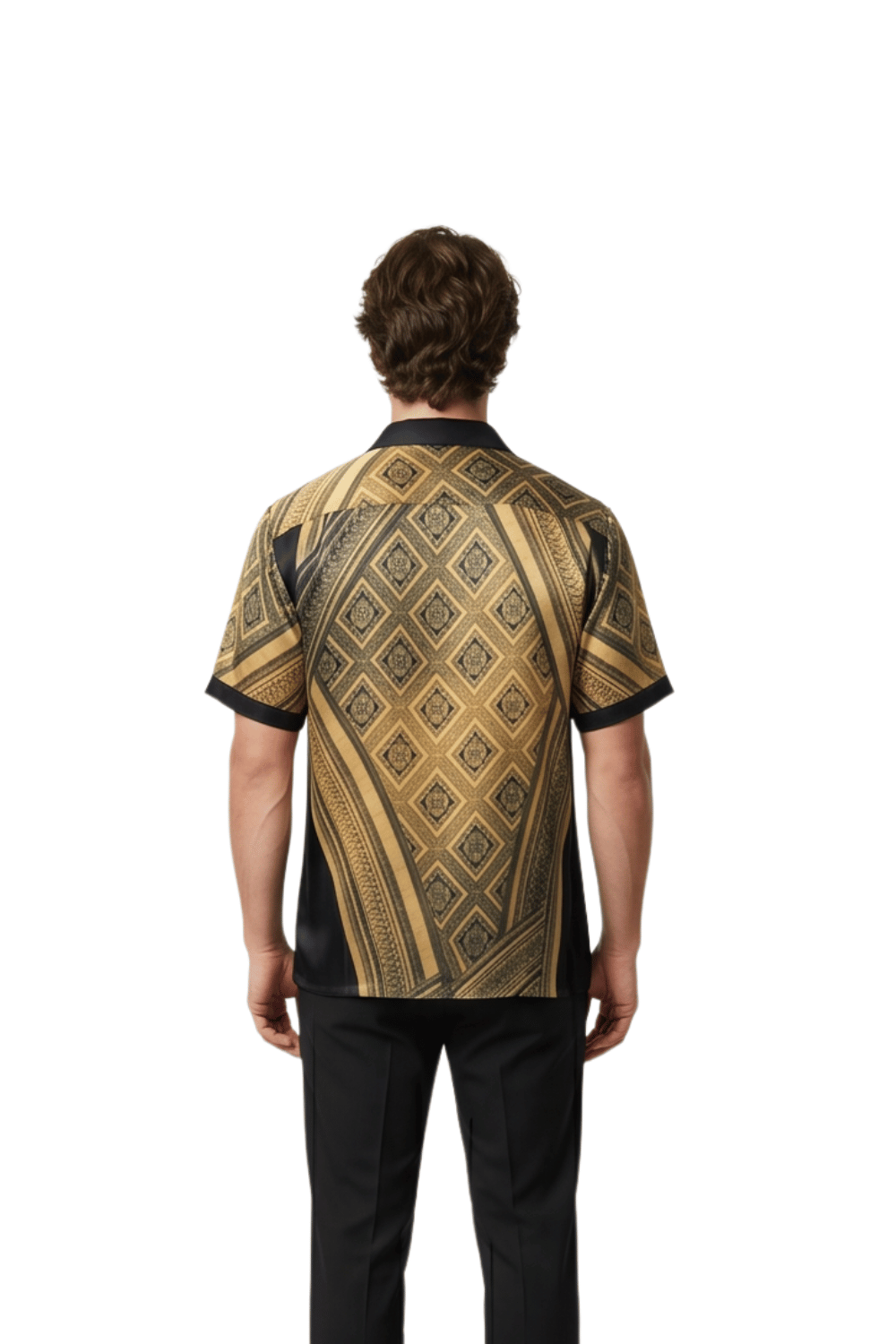 [48021-47] Resort Collar Short Sleeve Shirt