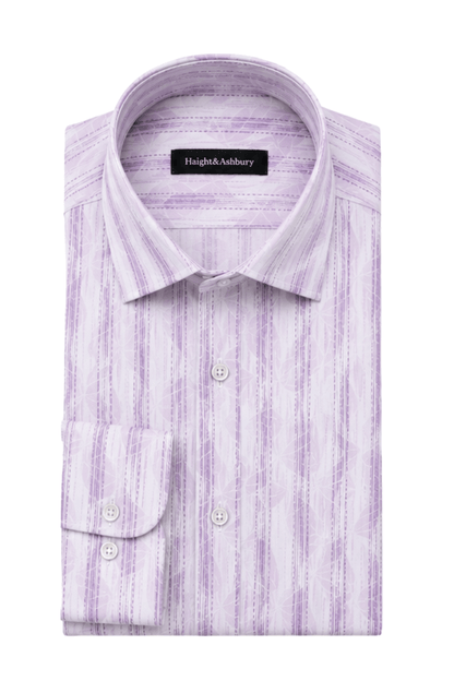 [48022-47] DT PRINTED DRESS SHIRT