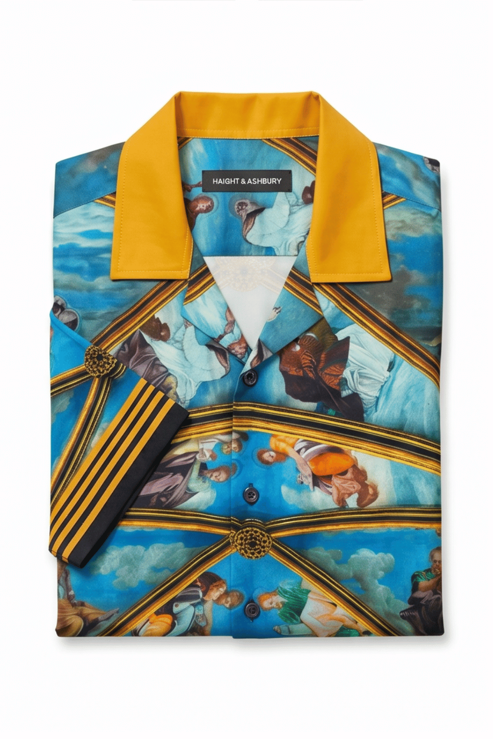 [48021-48] Resort Collar Short Sleeve Shirt