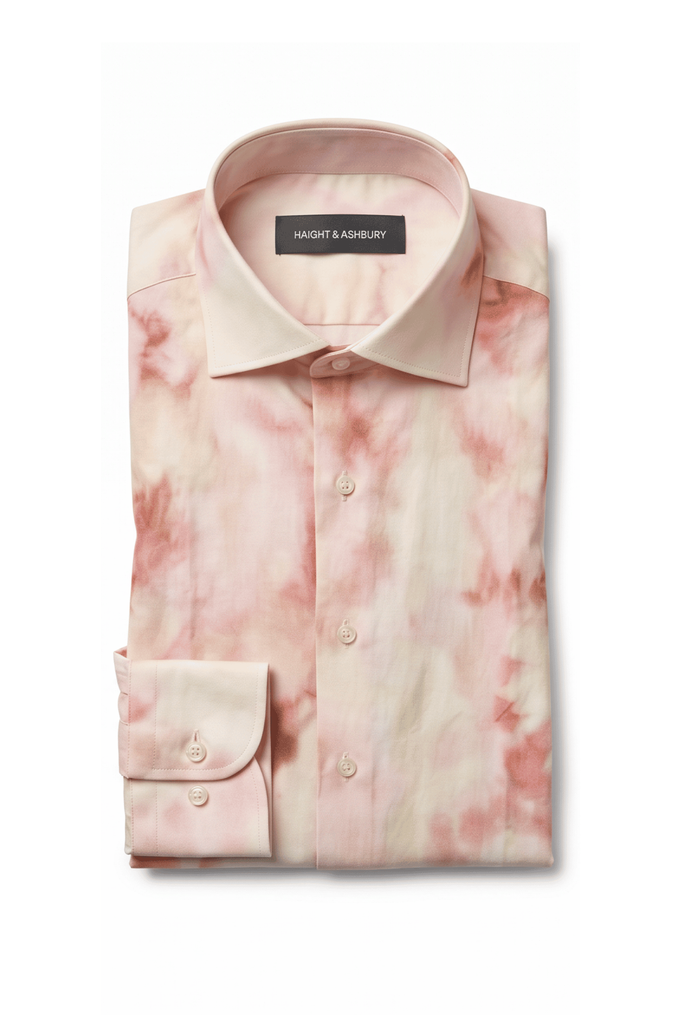 [48022-48] DT PRINTED DRESS SHIRT