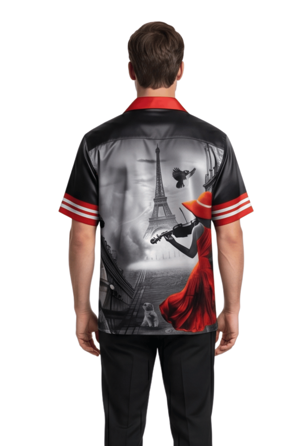 [48021-49] Resort Collar Short Sleeve Shirt