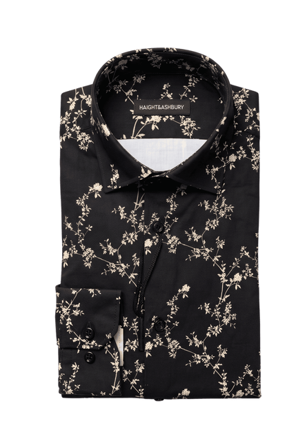 [48022-49] DT PRINTED DRESS SHIRT