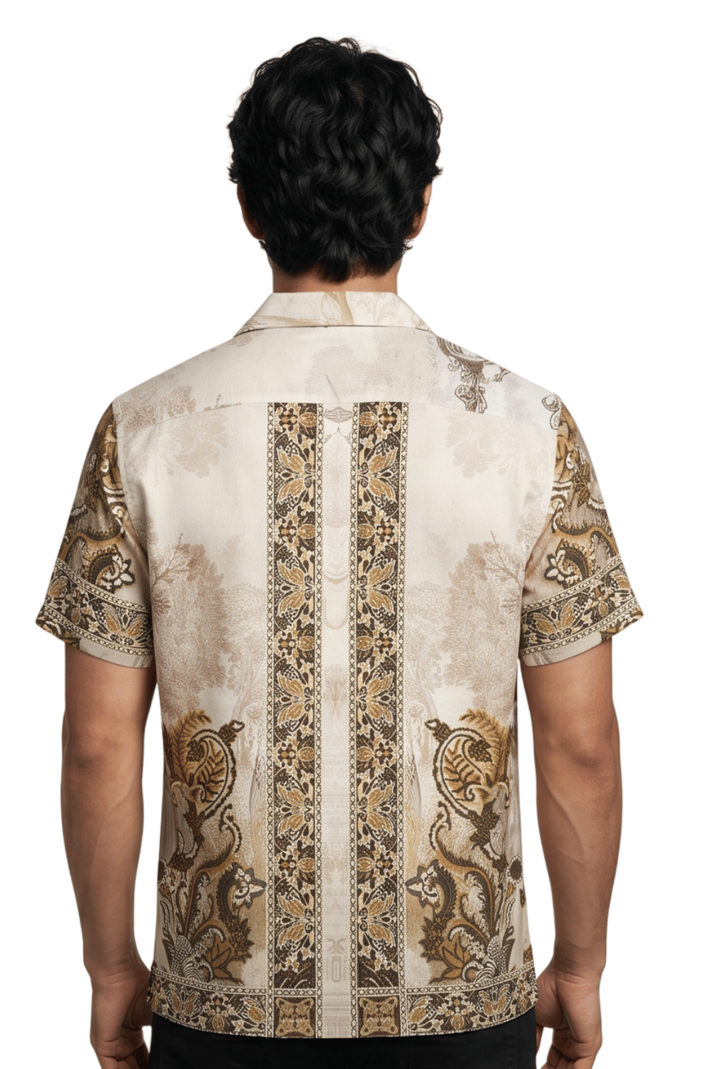 [48021-04]Resort Collar Short Sleeve Shirt
