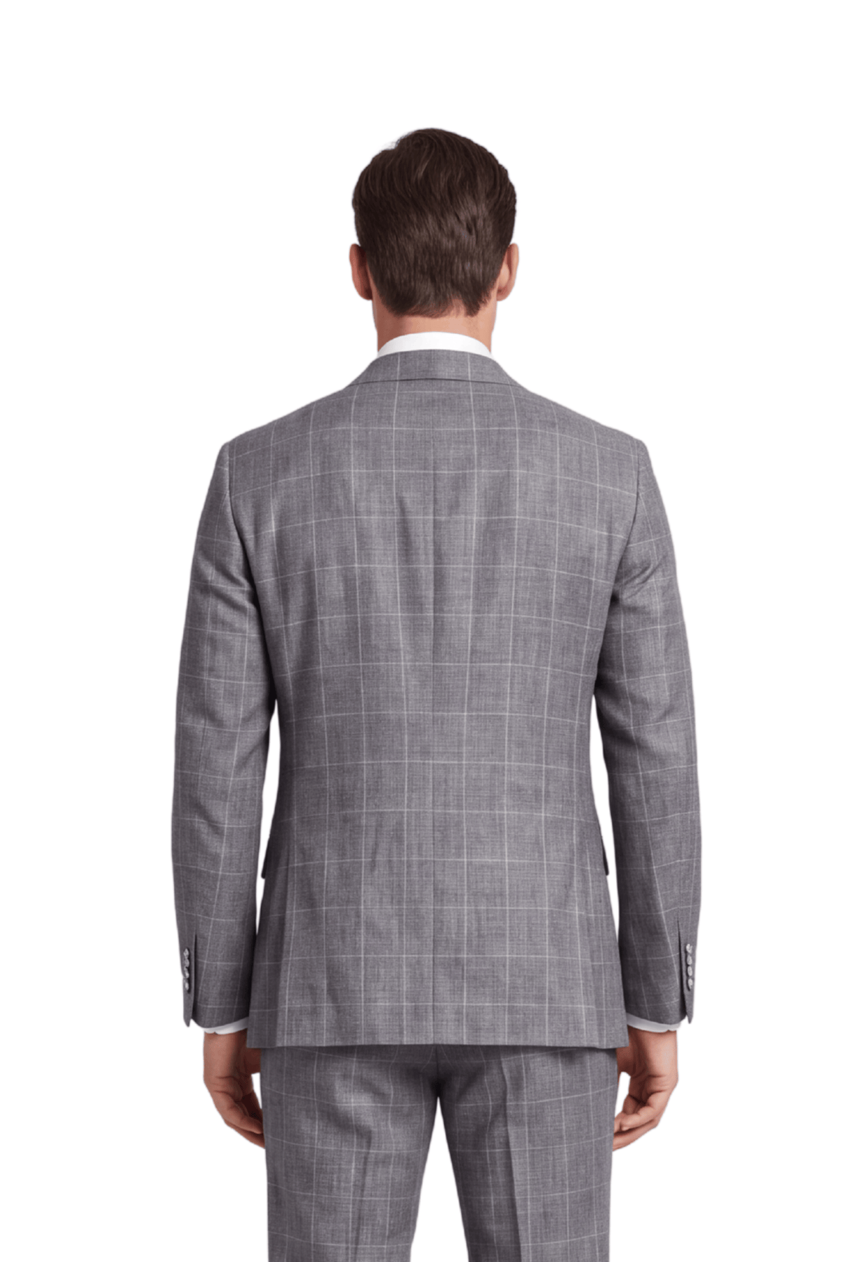 [CFB1241-19A] ACTIVE WINDOWPANE CLASSIC FIT BLAZER