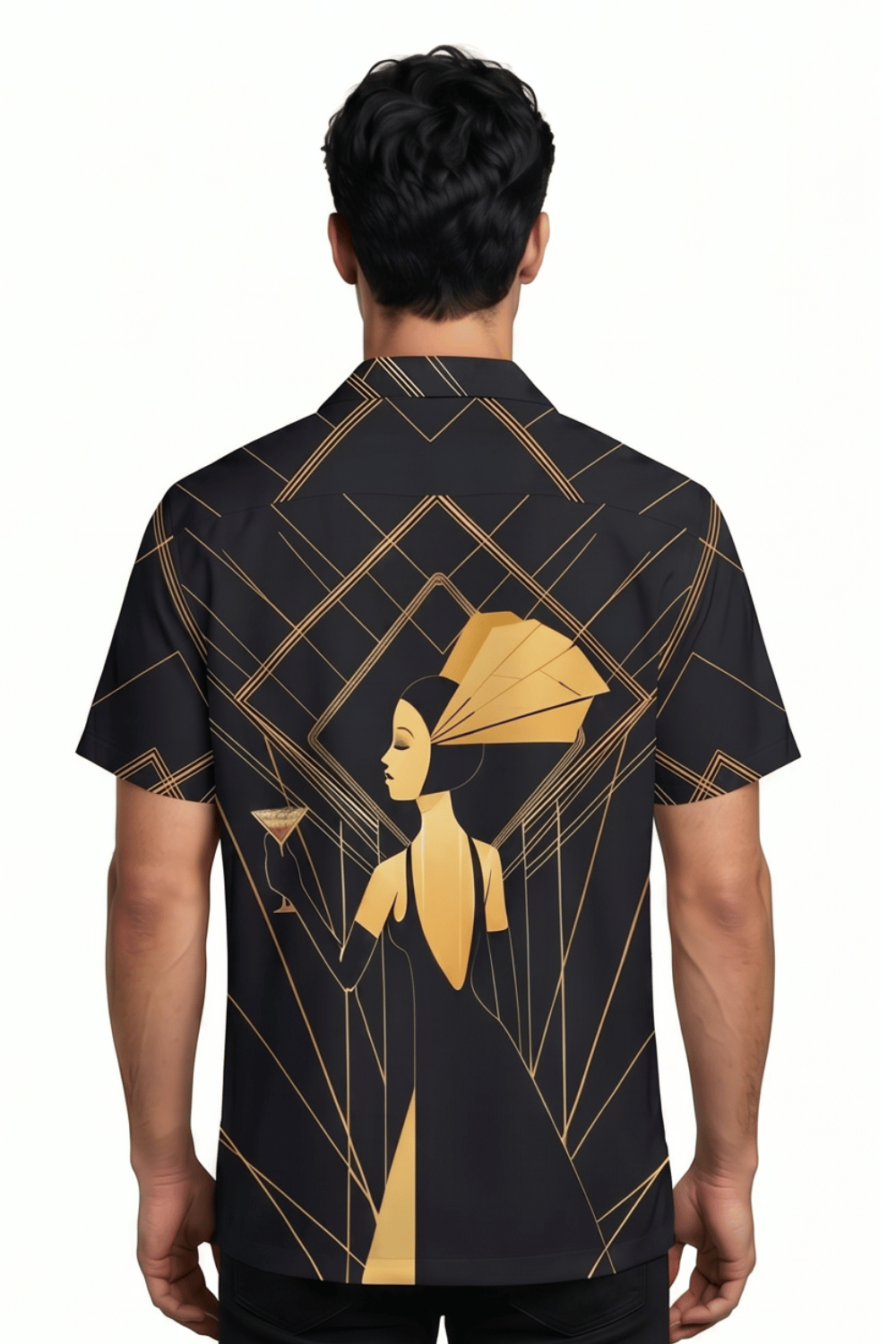 [48021-50]  Resort Collar Short Sleeve Shirt