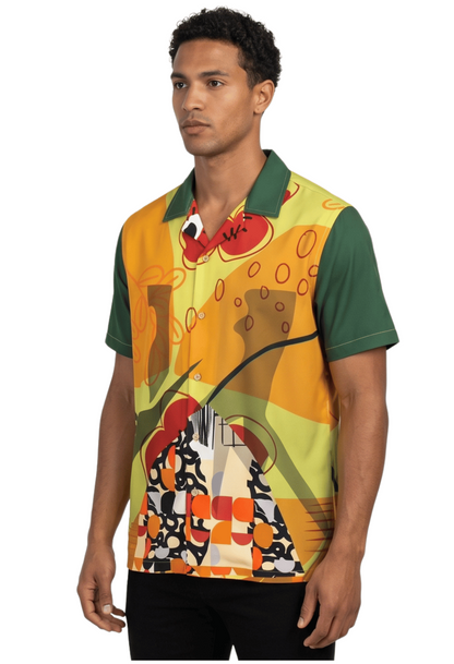 [48021-51] Resort Collar Short Sleeve Shirt