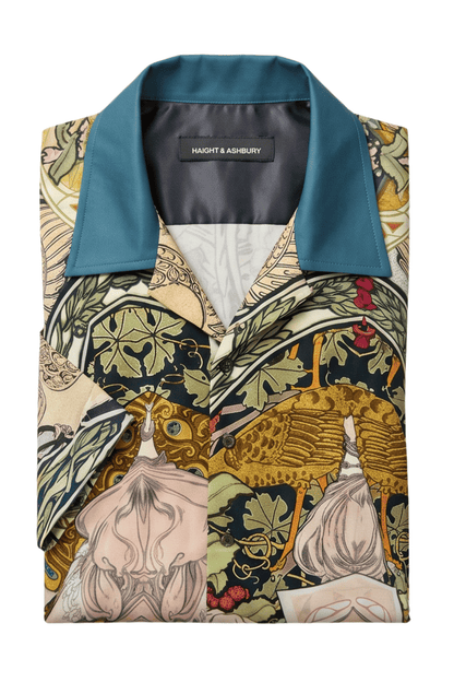[48021-52] Resort Collar Short Sleeve Shirt