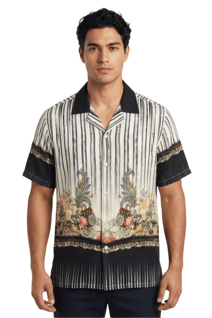 [48021-05] Resort Collar Short Sleeve Shirt