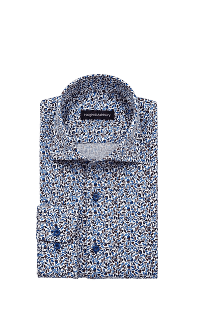 [48022-05] DT PRINTED DRESS SHIRT