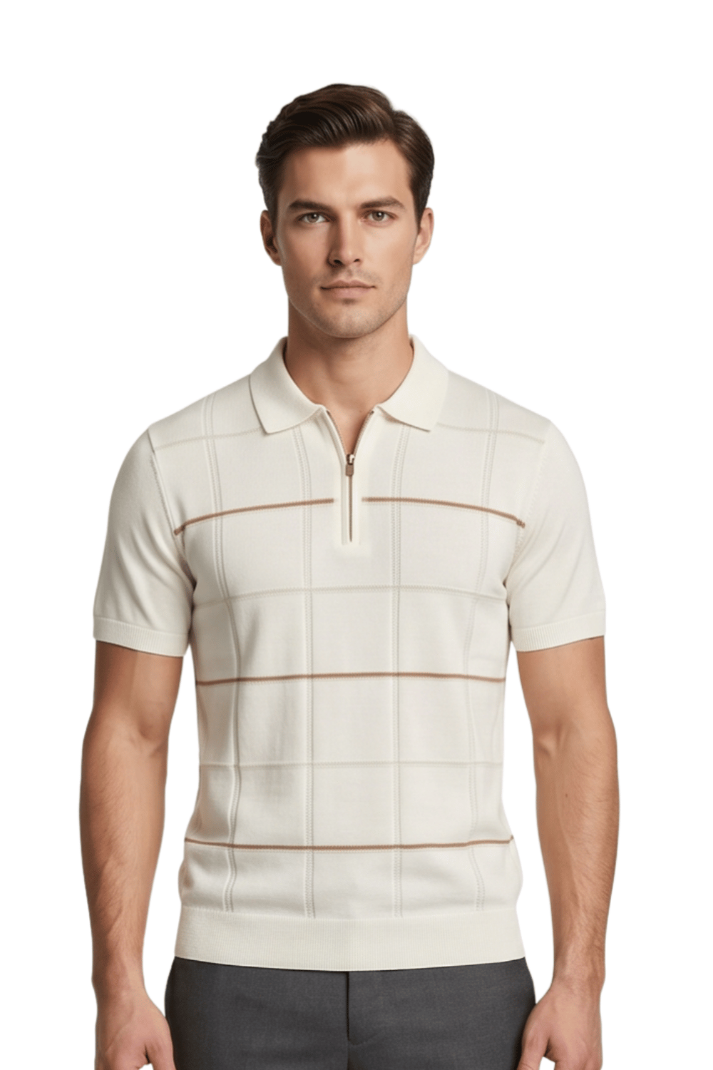 [39818-40-606] DT ZIP POLO