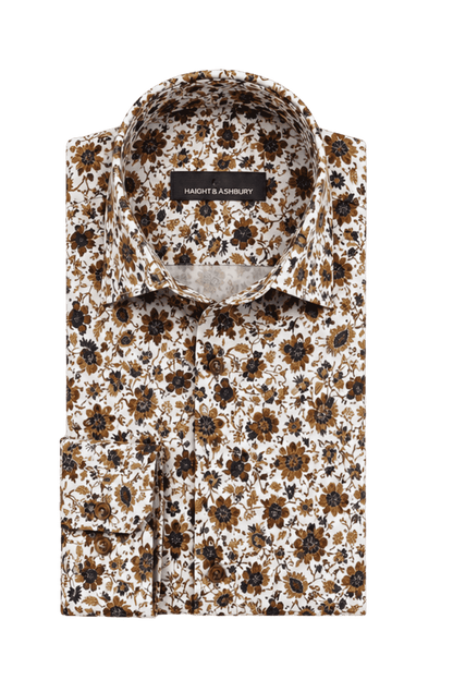 [48022-65] DT PRINTED DRESS SHIRT