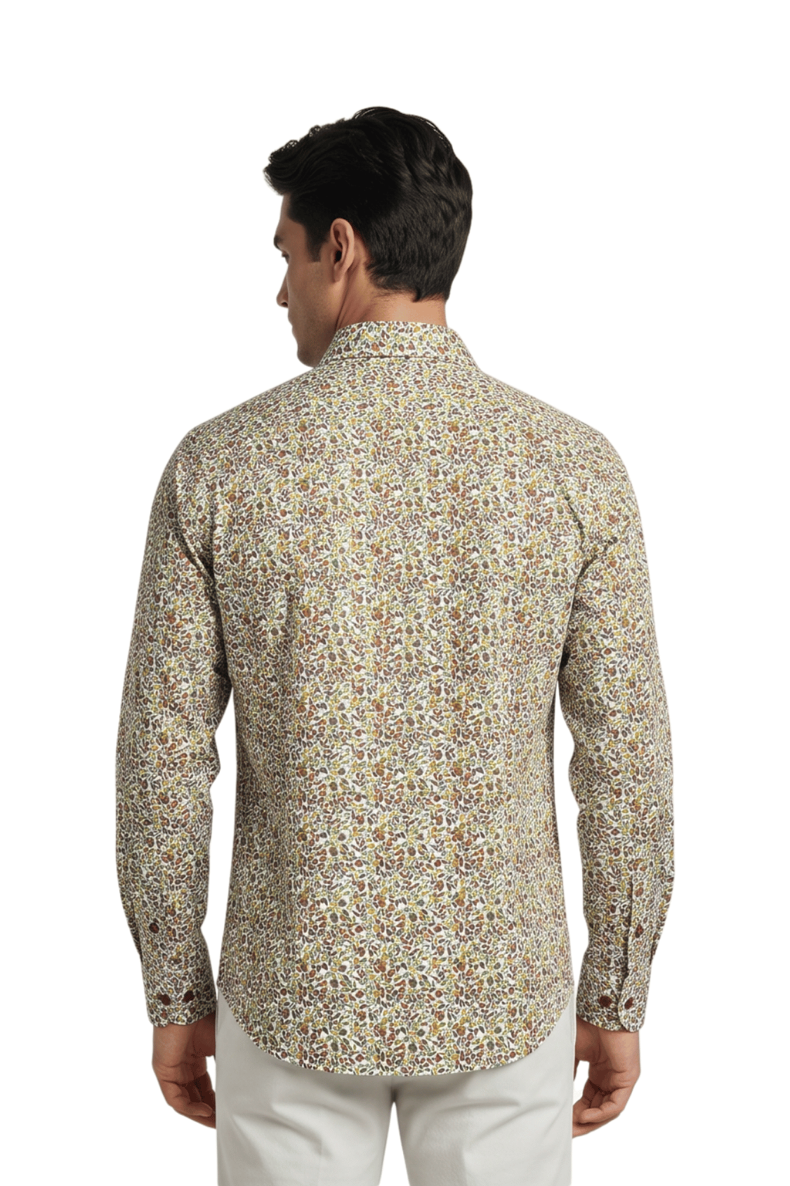 [48022-06] DT PRINTED DRESS SHIRT
