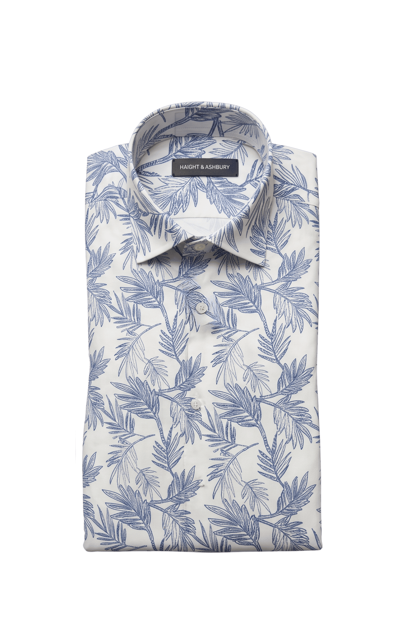 [48022-74] DT PRINTED DRESS SHIRT