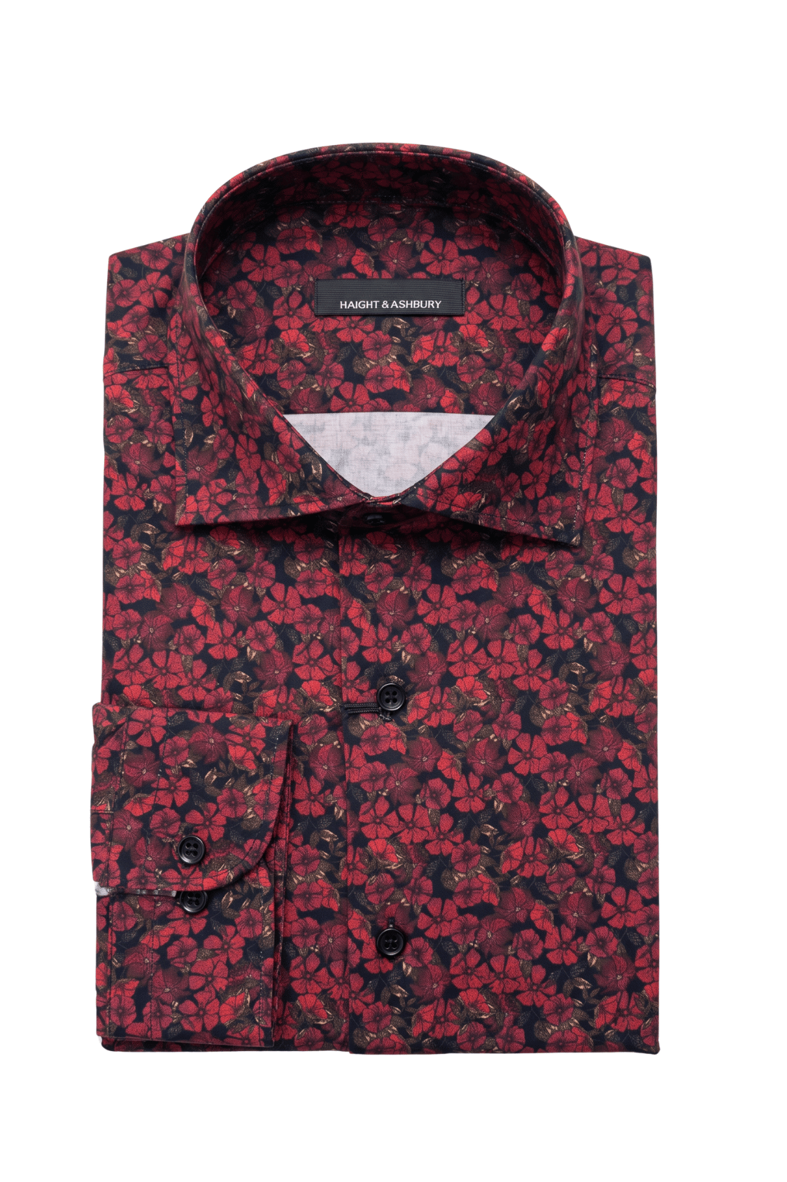 [48022-83] DT PRINTED DRESS SHIRT