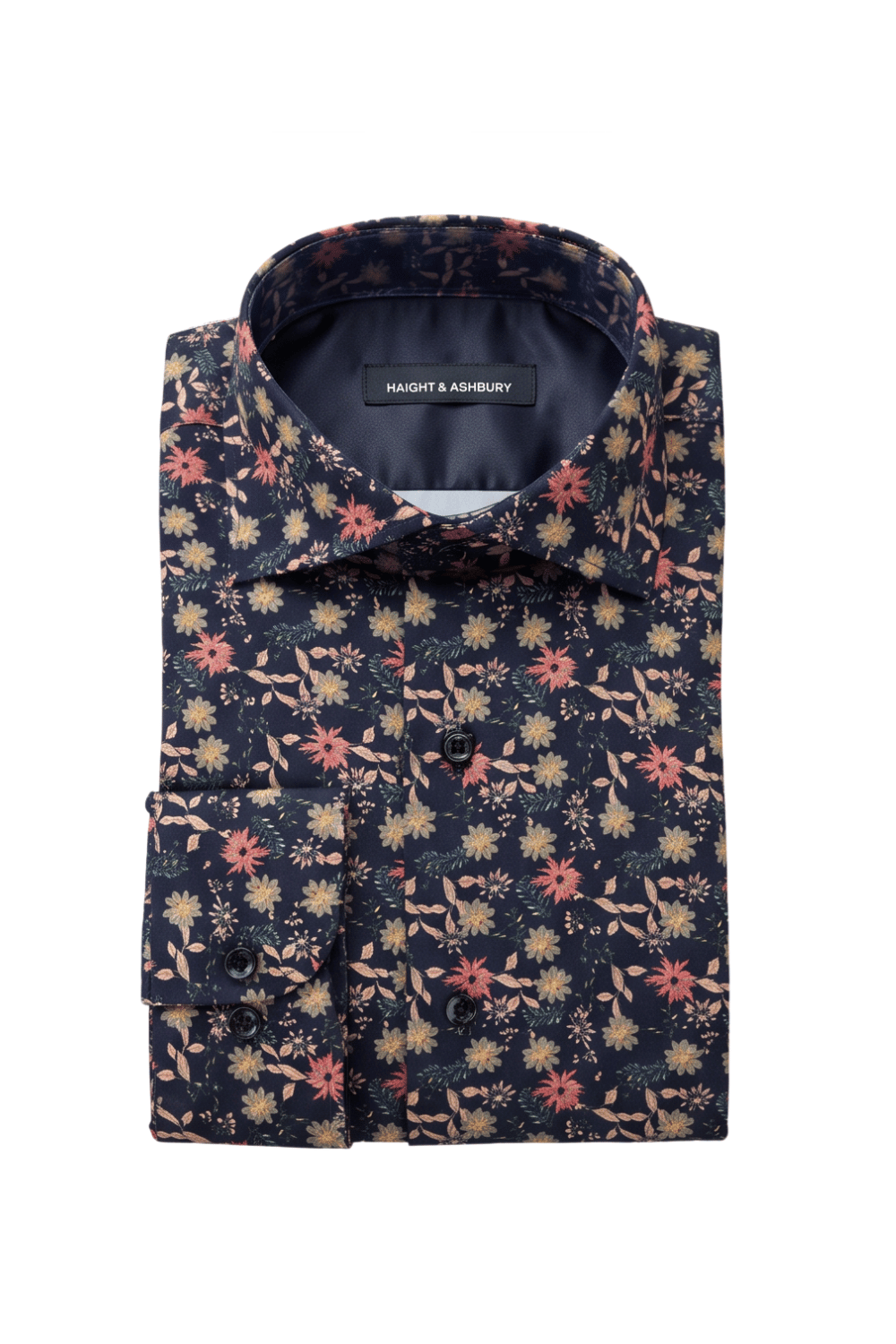 [48022-84] DT PRINTED DRESS SHIRT