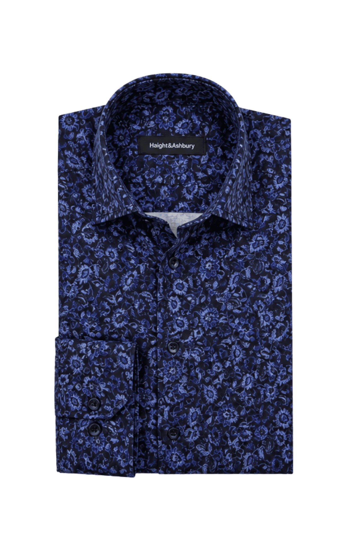 [48022-87] DT PRINTED DRESS SHIRT
