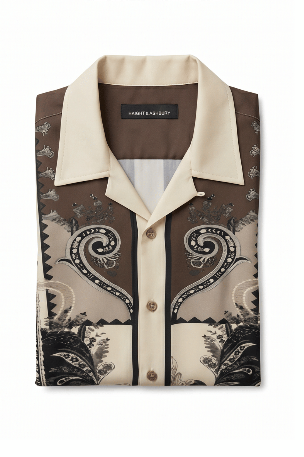 [48021-08] Resort Collar Short Sleeve Shirt