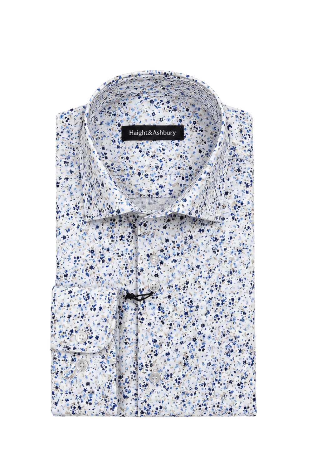 [48022-09] DT PRINTED DRESS SHIRT