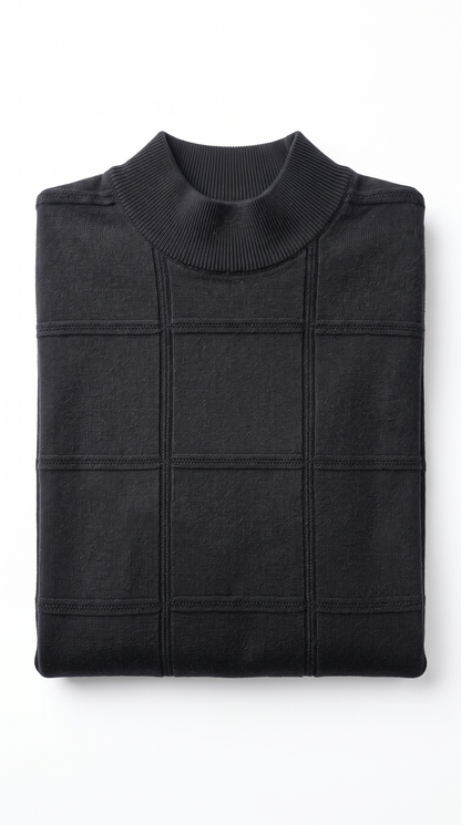 [32097-00-101] CASHMERE BLEND LS MOCKNECK