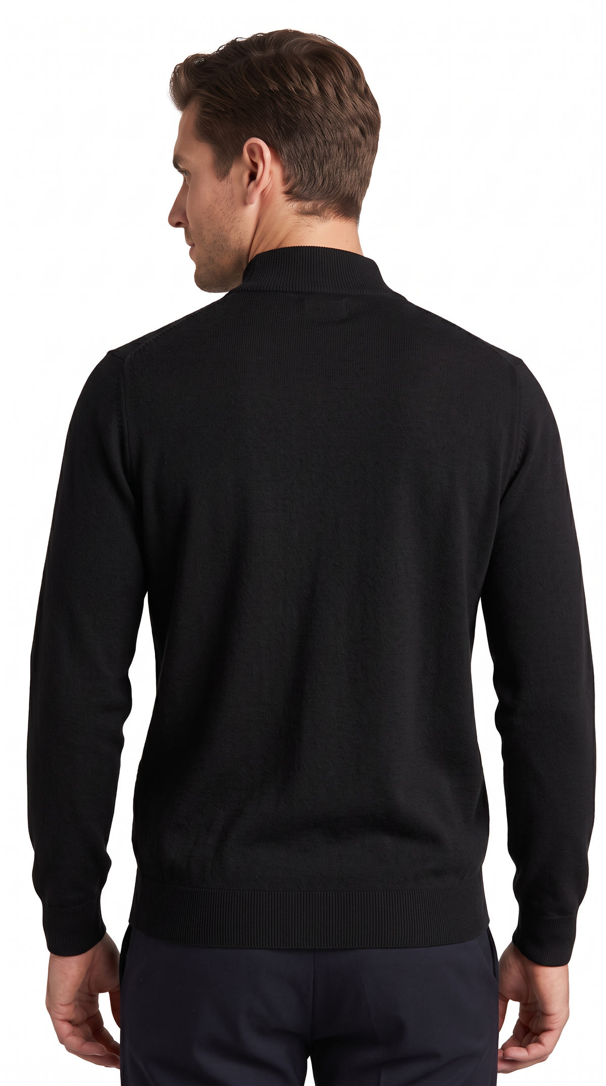[32097-00-101] CASHMERE BLEND LS MOCKNECK