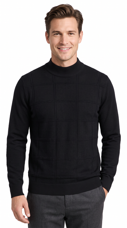 [32097-00-101] CASHMERE BLEND LS MOCKNECK