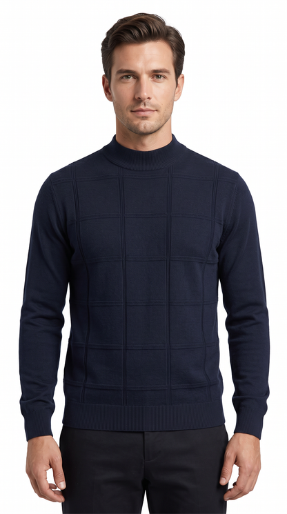 [32097-00-102] CASHMERE BLEND LS MOCKNECK