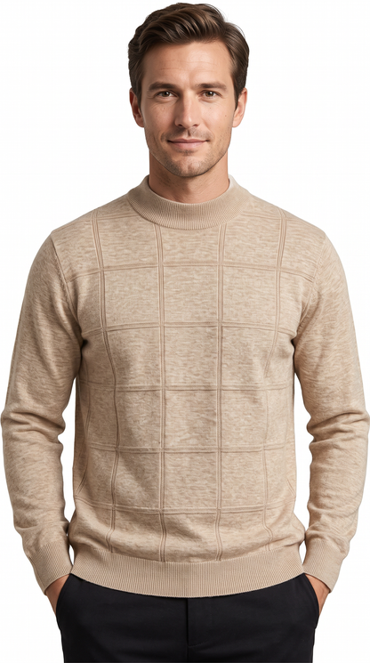 [32097-00-218] CASHMERE BLEND LS MOCKNECK