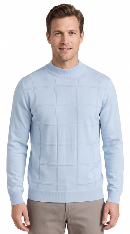 [32097-00-411] CASHMERE BLEND LS MOCKNECK