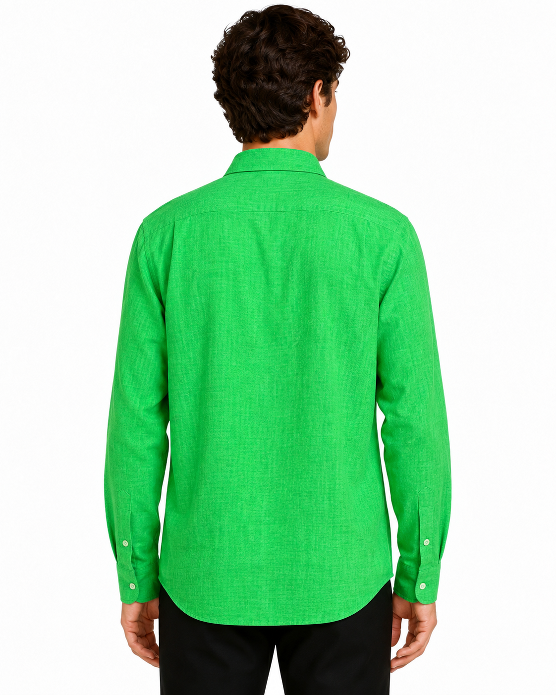 [48017-61] LS MICRO CRIMP SHIRT