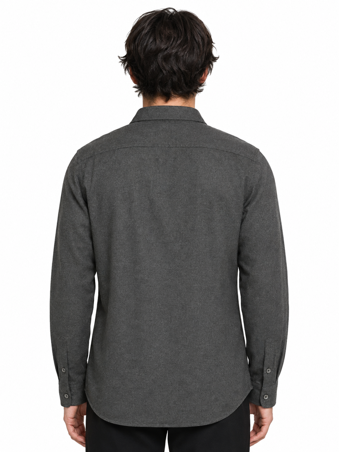 [48017-01] LS MICRO CRIMP SHIRT