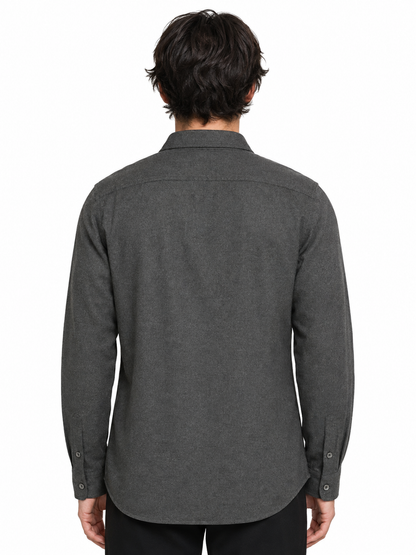 [48017-01] LS MICRO CRIMP SHIRT