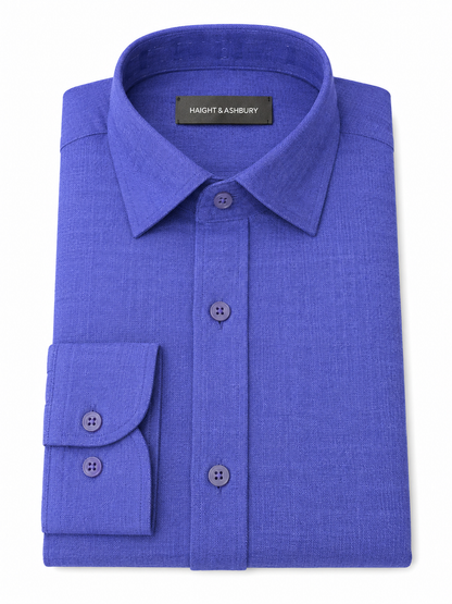 [48017-05] LS MICRO CRIMP SHIRT