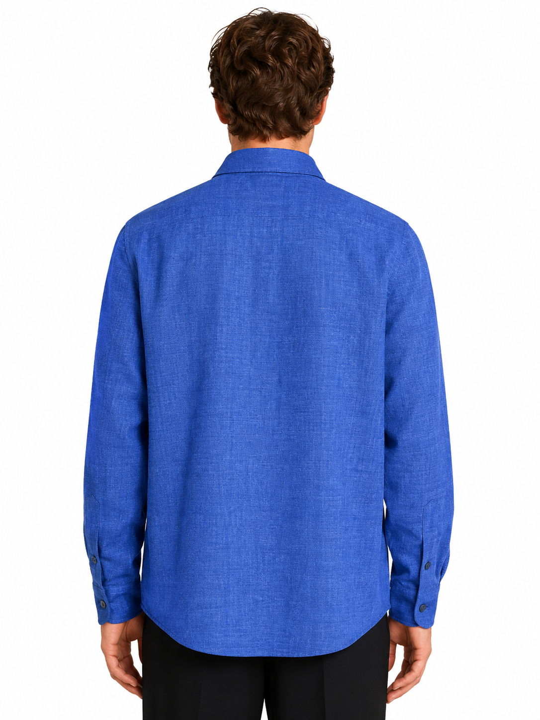 [48017-67] LS MICRO CRIMP SHIRT