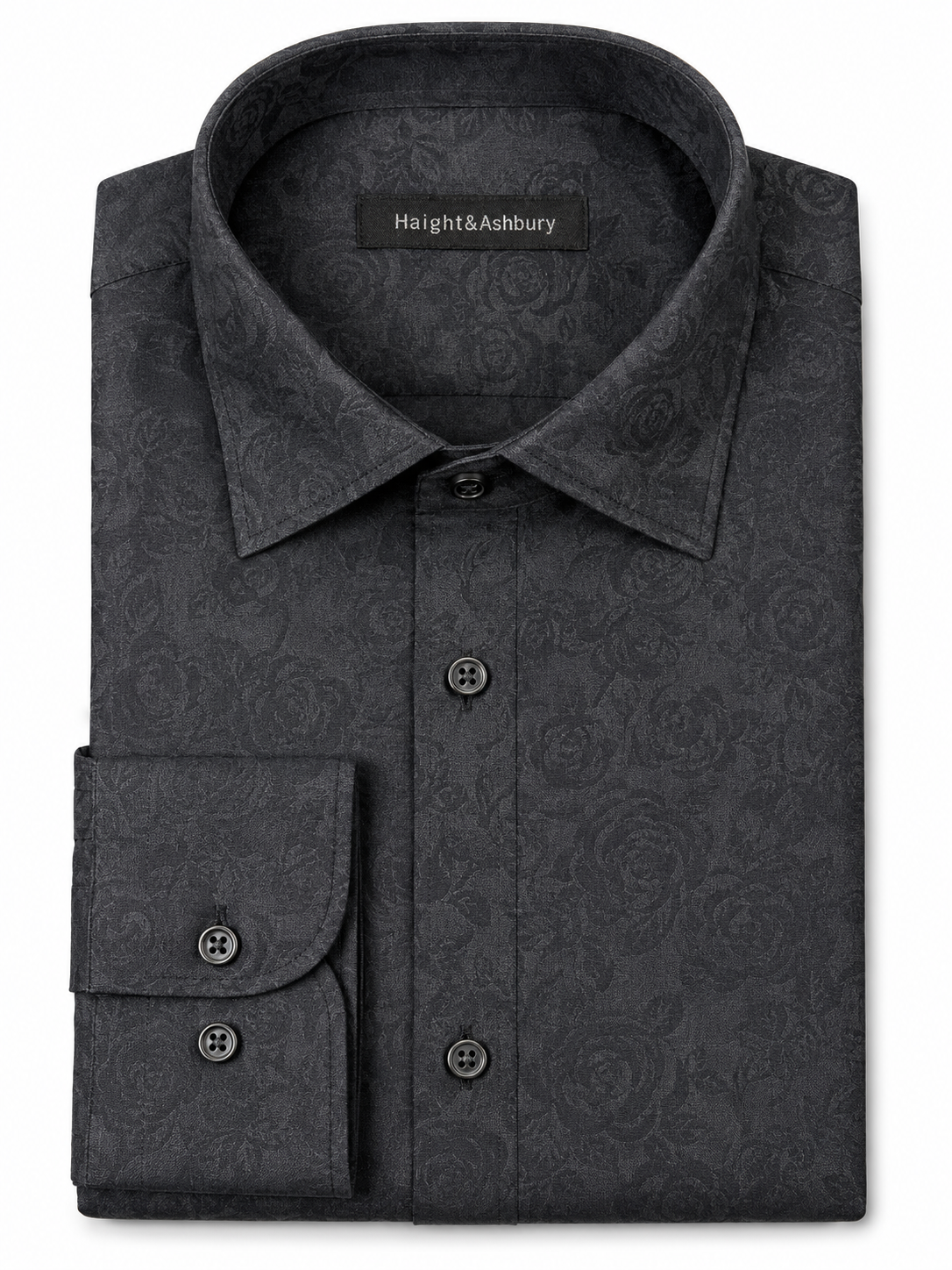 [41749-SIYAH] TONAL CEREMONY DRESS SHIRT